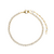 Pulseira Riviera Cristal Banho Ouro 18K