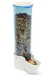 Kit 6 Comedouros Automáticos Italiano Azul para Aves - Malha Fina - Pequeno - 120ml - Ekletus Pet Shop