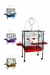 Viveiro Calopsita Triplex Black - Playground - comprar online