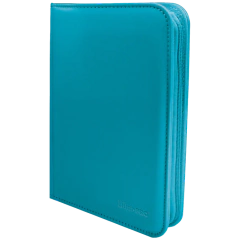 Carpeta 4 bolsillos por cara (160 espacios) - Ultra Pro Vivid Color Teal.