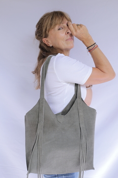 CARTERA ZOÉ - gris topo