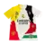 Camisa edição especial do Cristiano Ronaldo com as cores de todos os times em que jogou, incluindo Real Madrid, Juventus, Manchester United e seleção portuguesa.