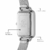 Relógio Elegante Vermont Silver + Bracelete New Port Prata