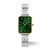 Relógio Feminino Quadrado Venezia Silver Green na internet
