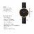 Relógio Feminino Versalhes Preto Rosé Gold 32mm - New Port
