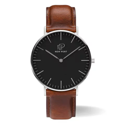 Relógio Masculino Wall Street Casual Fundo Preto 40mm - comprar online