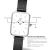 Relógio Feminino Quadrado Casual Vermont Black Silver - loja online