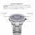 Relógio Masculino Scott Azul 40mm + Carteira Couro Preta Manchester - comprar online