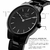 Relógio Masculino Scott Full Black+ Carteira Couro Marrom Chelsea - loja online