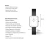 Relógio Feminino Quadrado Casual Vermont Black Silver na internet
