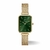 Relógio Feminino Quadrado Elegante Vermont Gold Green - comprar online