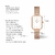 Relógio Feminino Quadrado Elegante Vermont Rosé na internet