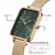 Relógio Feminino Quadrado Vermont Green + Bracelete Gold - loja online