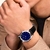 Relógio Masculino Oxford Casual Couro Preto 40mm na internet