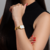 Relógio Feminino Quadrado Elegante Vermont Gold - comprar online