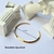 Imagem do Relógio Feminino Madeleine Dourado Pulseira Prata 32mm + Bracelete Dourado