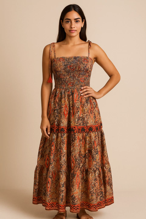 VESTIDO INDIANO AMÁSIA - comprar online