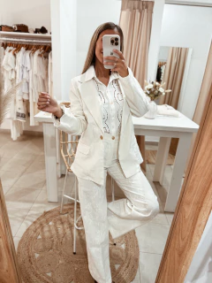 Pantalon de lino bordadito en internet