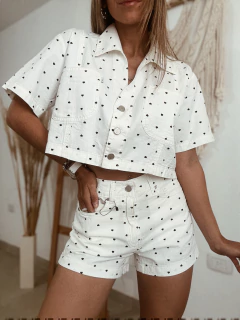 Short corazón de jeans