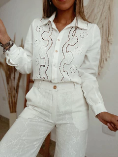 Camisa de lino importada María