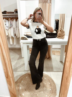 Jeans Oxford elastizado (gris ) - comprar online