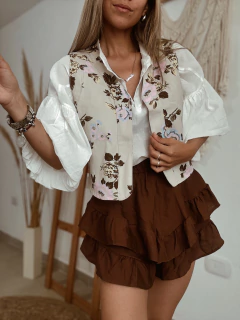 Chaleco estampado Semira