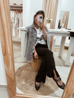 Pantalón con tajo de morley