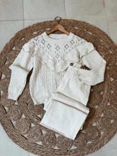 Sweater tejido de verano en internet