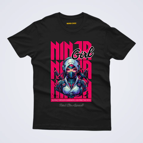 Camiseta Anime Ninja Girl - comprar online