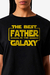 Camiseta Geek The Best Father in Galaxy - comprar online