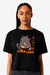 Camiseta preta com estampa de um gato fofo comendo ramen, escrita "RAMEN LOVER" em destaque.