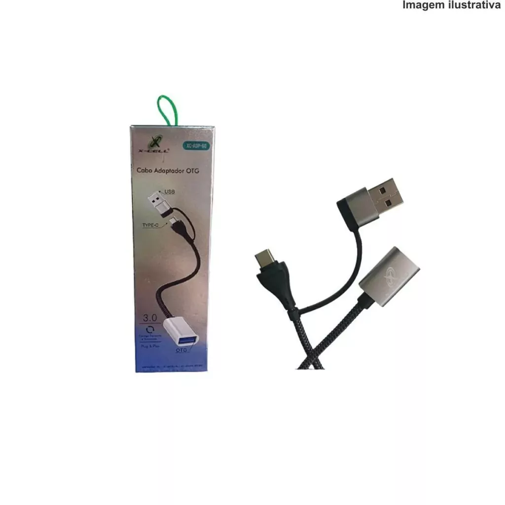 Cabo Adaptador Otg X Tipo C Xc-Adp-60 X-Cell