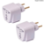 ADAPTADOR DE TOMADA UNIVERSAL BRANCA