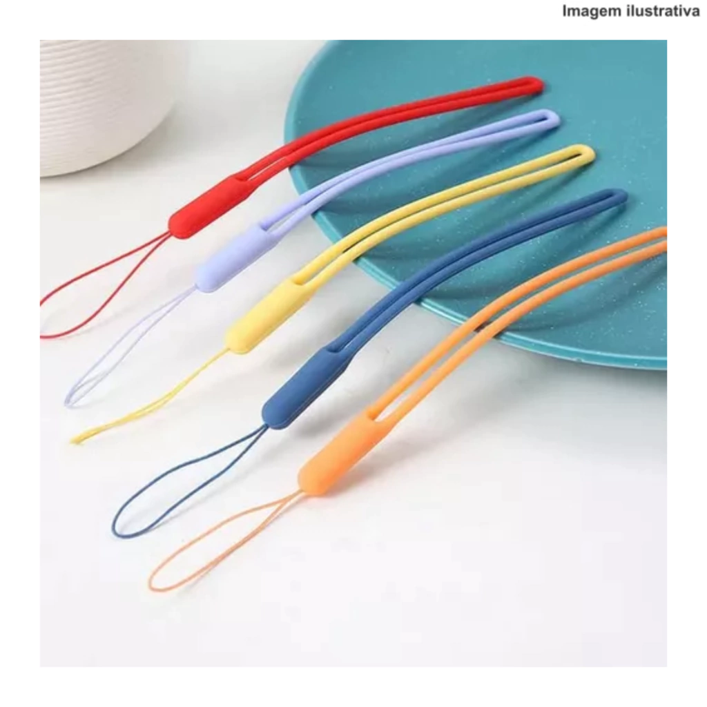 Cordao De Silicone P/ Celular