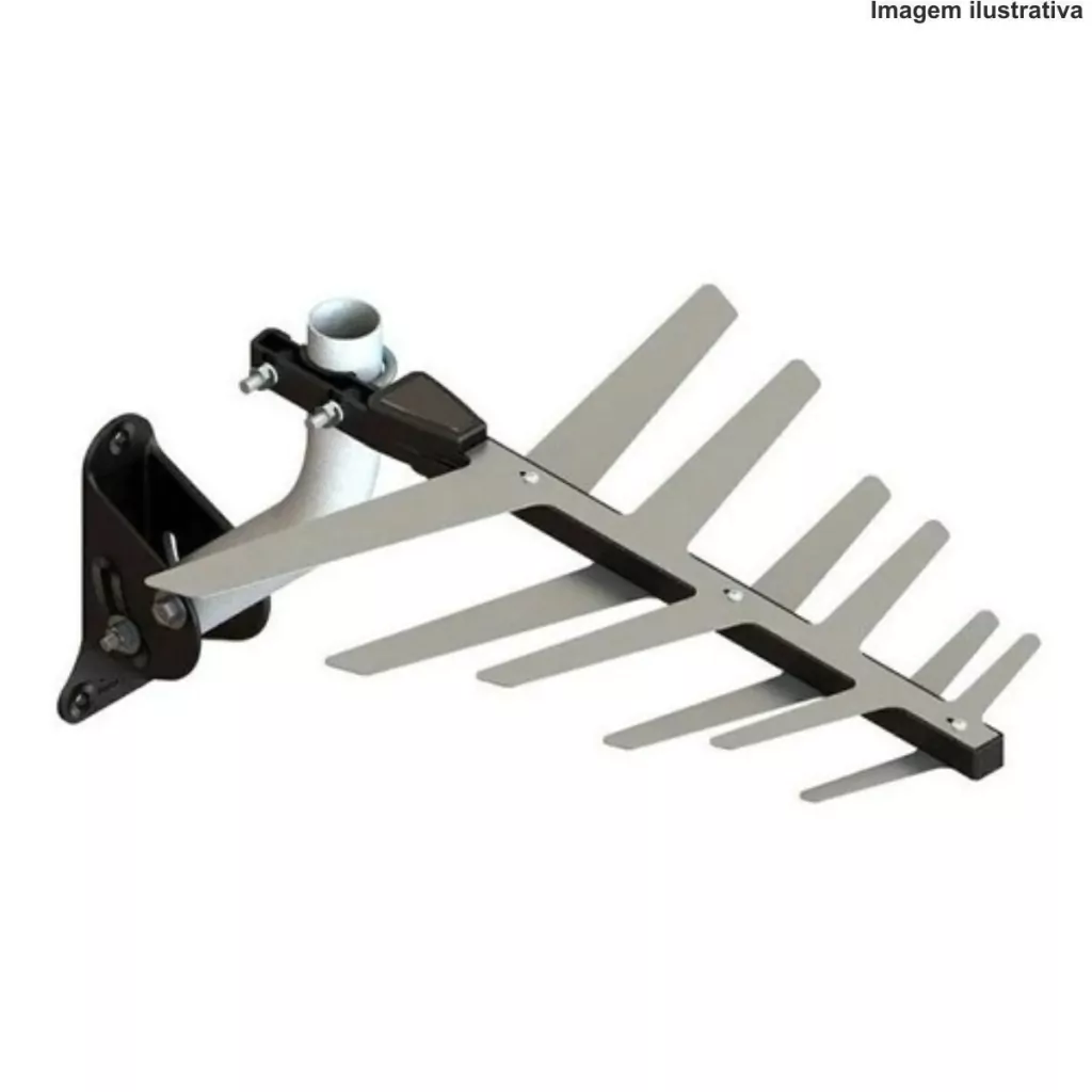 Antena Externa De Tv Digital 3 Em 1 Dtv-1500