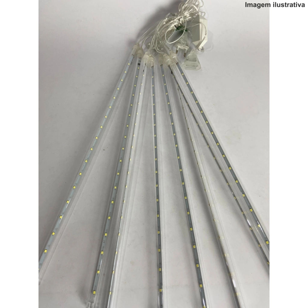 Zg-18161 8 Tubos 288 Leds Branco Dupla Face 50 Cm