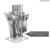KIT FAQUEIRO INOX 24 PÇS BM-F1075 B-MAX na internet