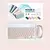 KIT TECLADO E MOUSE SEM FIO COLORIDO 150H DW-110 - comprar online