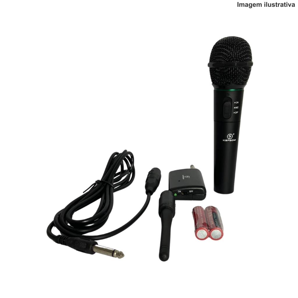 Microfone S/Fio Ka-M86 Kapbom Bm-242