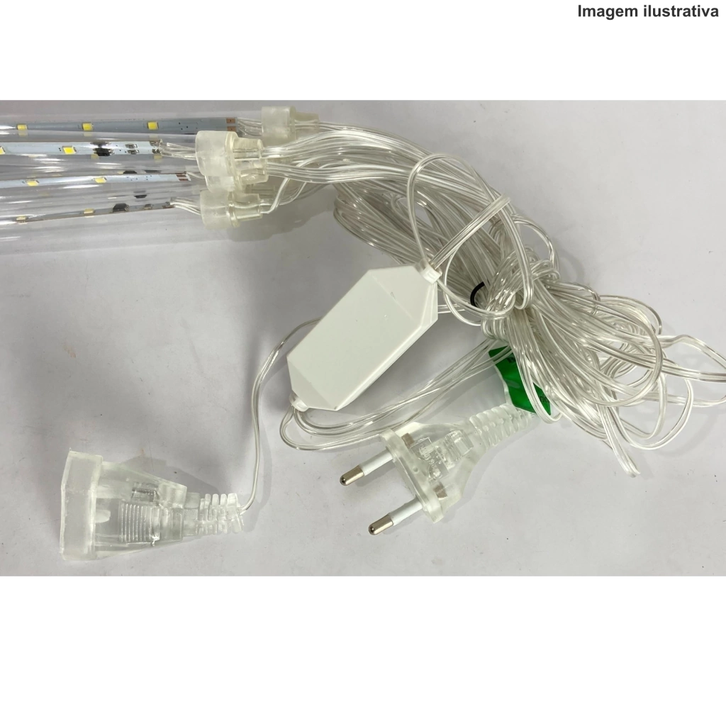 Zg-18161 8 Tubos 288 Leds Branco Dupla Face 50 Cm