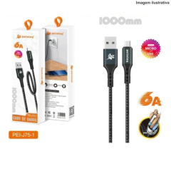Cabo De Dados V8 Reforçado 1M 6A Pei-J75-1 - comprar online