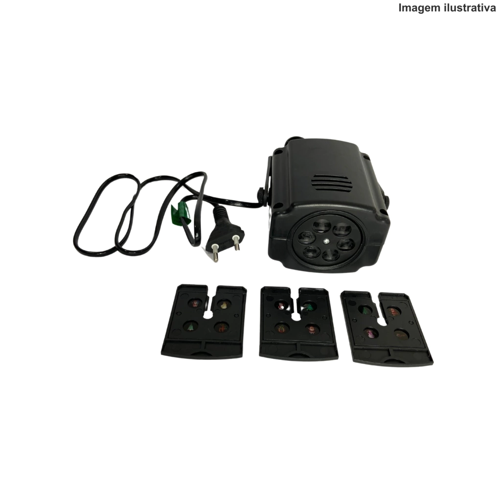 19308 Projetor Laser Led Natal Rgb Bivolt
