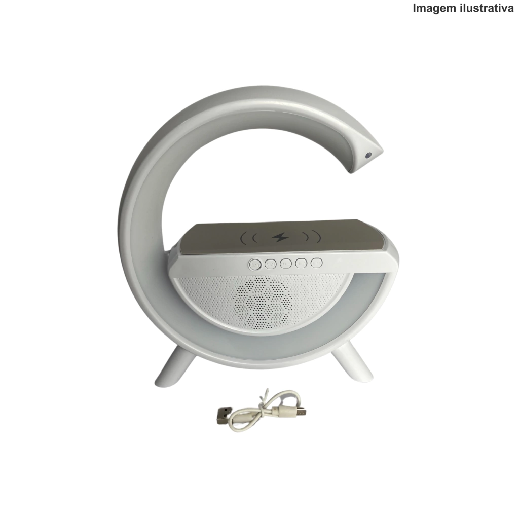 Caixa De Som G Com Led Carregador Por Induçao Bt-2301