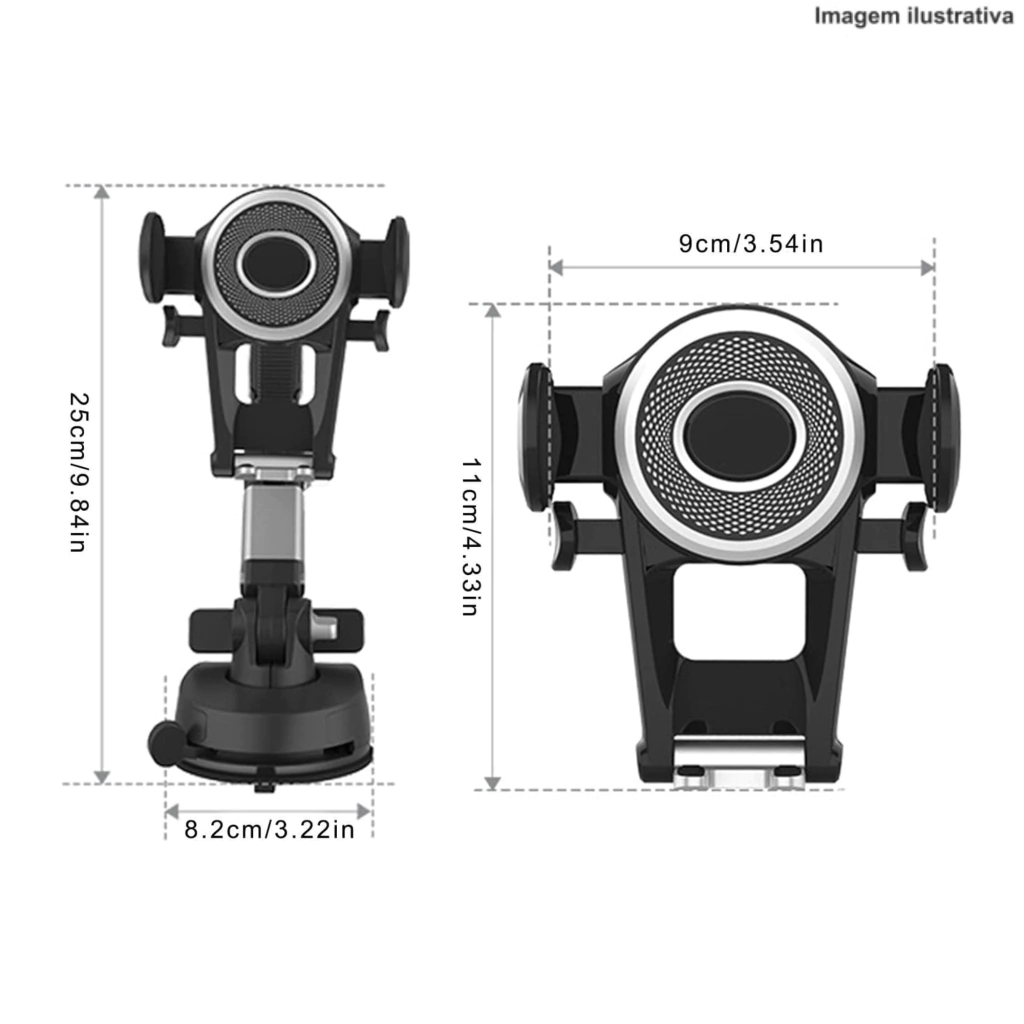 Suporte Veicular P/ Celular Le-124