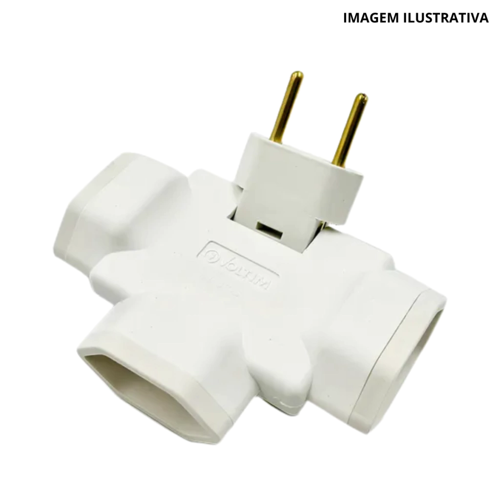 Benjamin T Adaptador Articulado Plug Tomada Selo Inmetro