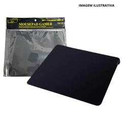 Mouse Pad Gamer Mp2 24X20 Preto Liso - comprar online