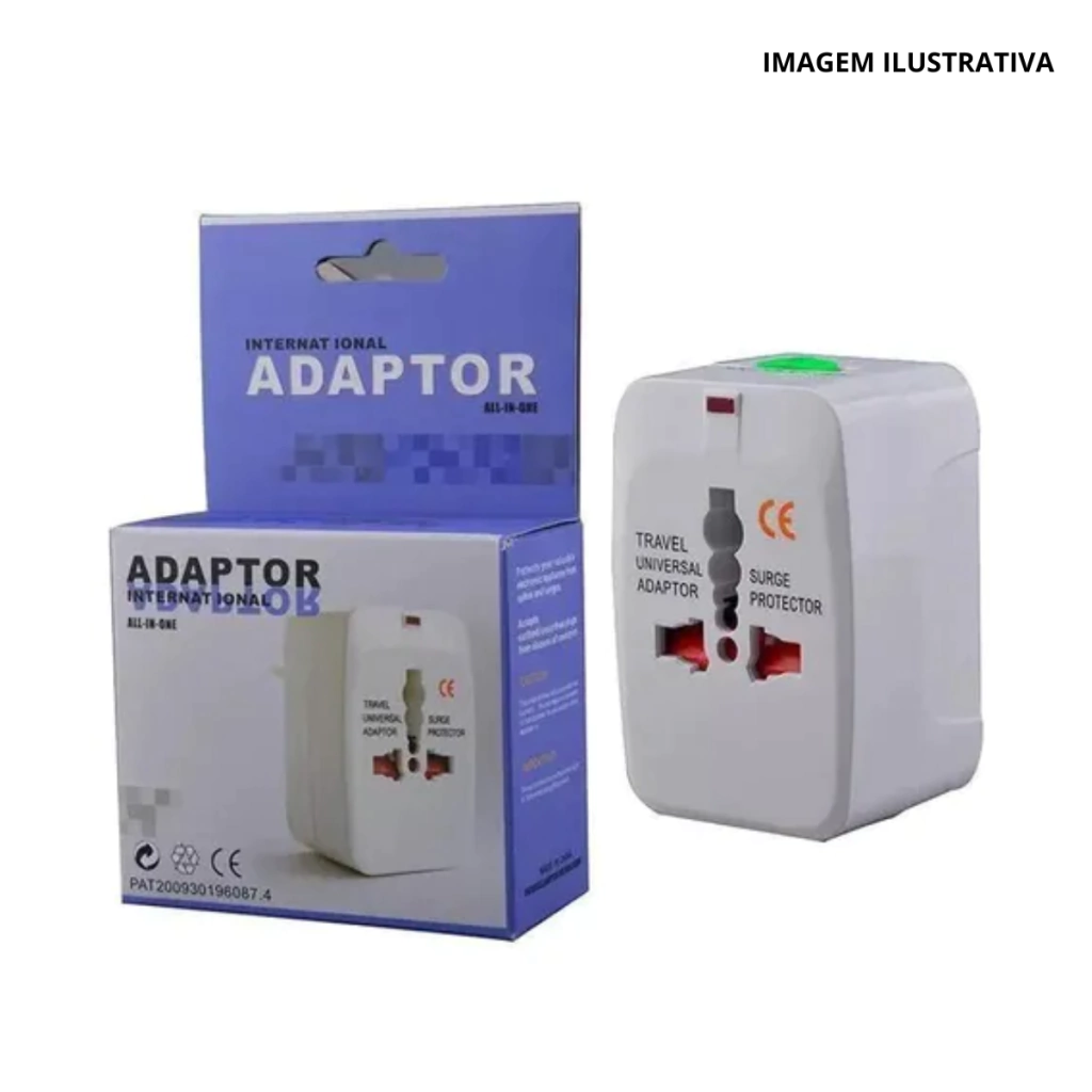 Adaptador De Tomada Universal ALL-IN-ONE