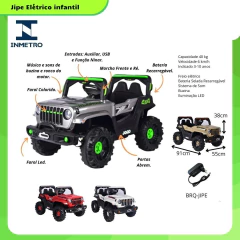 XC-BRQ-JIPE ELÉTRICO INFANTIL - comprar online