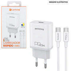 Carregador Rapido 20W Tipo C Tipo C Pei-Pd002-5 Pei-Pd002-3 Pei-Pd001C Pei-Pd002-C