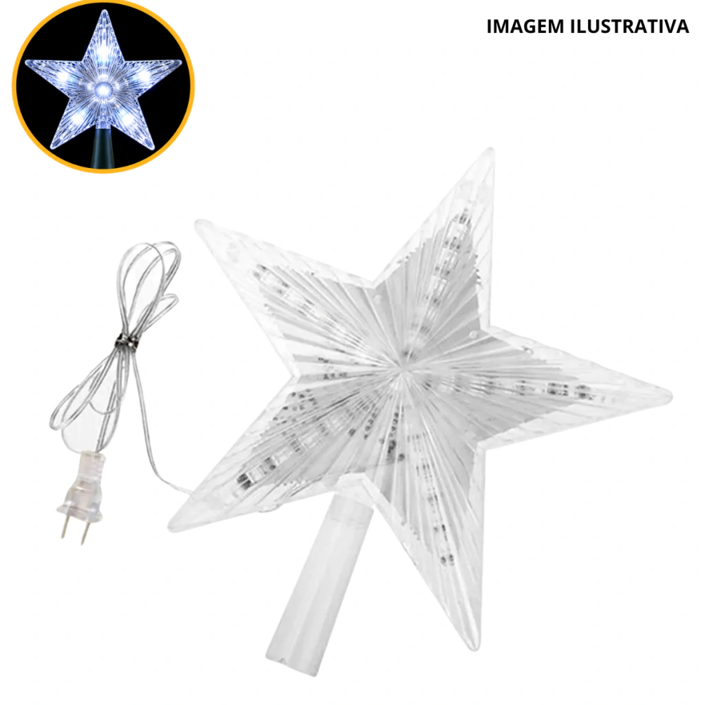 12668 Estrela Ponteira Warm Digital 22cm Bivolt